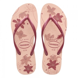 Sandália Havaianas Slim Organic Rosa Rose Gold 33/34