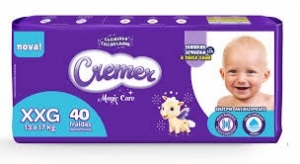Cremer Magic Care Hiper XXG – Fralda Infantil Descartável, 40 Unidades