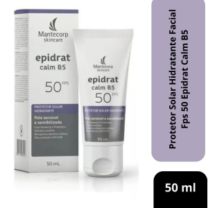 Protetor Solar Hidratante Facial Fps 50 Epidrat Calm B5 50ml