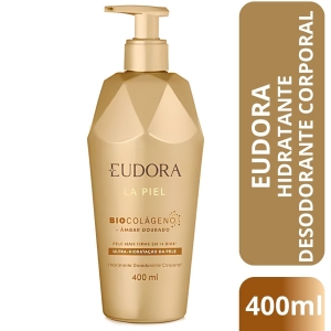 Hidratante La Piel Biocolágeno 400ml - Eudora Âmbar Dourado