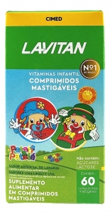 Lavitan Vitamina Infantil 60 Compimidos Suplemento Alimentar