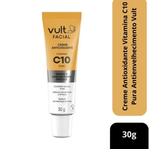 Creme Antioxidante Vitamina C10 Pura Antienvelhecimento Vult