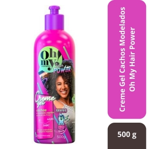 Creme Gel Cachos Modelados Oh My Hair Power 500g