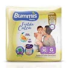 Bummis Pants Mega G – Fralda Calça Descartável, 30 Unidades