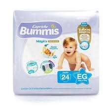 Fralda Capricho Bummis Jumbo XG – Pacote com 24 Unidades