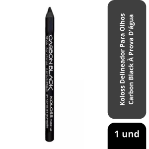 Koloss Delineador Para Olhos Carbon Black À Prova D\'água