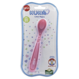 Colheres de Silicone Rosa Kuka
