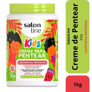 Creme Para Pentear Kids Cachinhos Definidos Salon Line 1kg