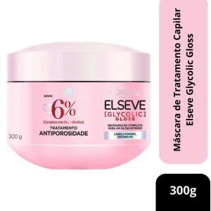 Máscara de Tratamento Capilar Elseve Glycolic Gloss 300g