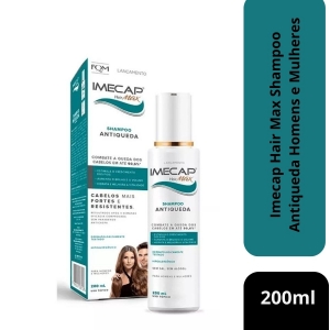 Imecap Hair Max Shampoo Antiqueda Homens e Mulheres 200ml