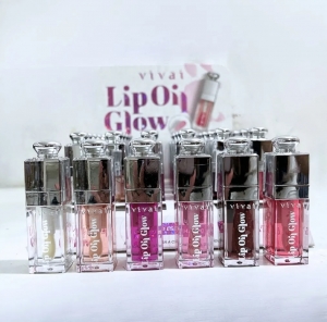 Lip Oil Glow Vivai – Óleo Labial Hidratante com Brilho Espelhado 9,5ml