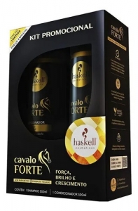 Promopack Cavalo Forte Shampoo 300ml + Condicionador 300ml – Força e Vitalidade Capilar