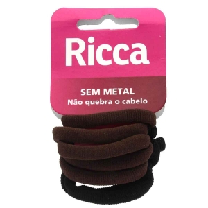 Elástico para Cabelo Ricca Basics Sem Metal 15mm