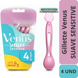 Gillette Venus Depilão Suave Sensitive Leve 4 Pague 3 Und
