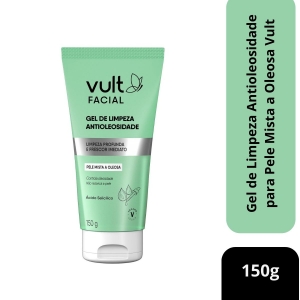 Gel Facial de Limpeza Antioleosidade Vult Bisnaga 150g