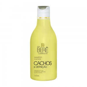 Bela Berê Shampoo Cachos Definição 500 mL – Limpeza Suave e Realce da Curvatura Natural