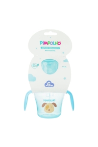 Copo de Treinamento Pimpolho Azul Cachorro 150ml – Conforto e Praticidade para os Pequenos