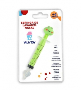 Lavador Nasal Pimpolho Sapinho Verde 10ml – Alívio Respiratório com Diversão e Segurança