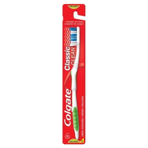 Limpeza Essencial – Escova Dental Colgate Classic Clean Média