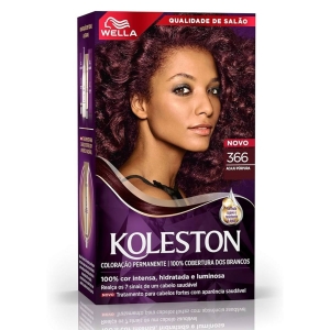 Tintura de Cabelo Koleston Creme 366 Acaju Púrpura Wella