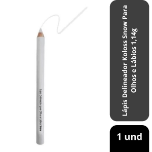 Lápis Delineador Koloss Snow Para Olhos e Lábios 1,14g