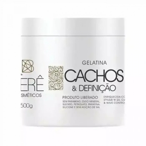Bela Berê Gelatina Cachos Definição 500 g – Fixação Leve e Modelagem Natural