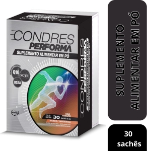 Suplemento Alimentar Condres Performa Pó 30 Sachês Tangerina