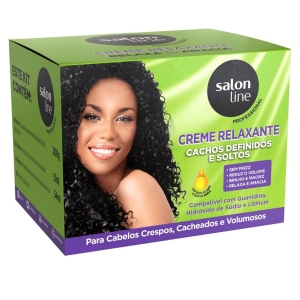 Creme Relaxante Cachos Definidos Coco E Avelã Salon Line
