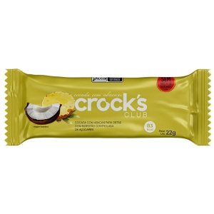 Sabor Tropical Zero – Barra de Cereal Crocks Cocada com Abacaxi 22g