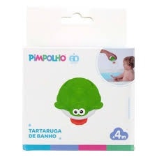 Brinquedo de Banho Tartaruga Unissex Pimpolho Verde – Diversão e Estímulo Durante o Banho