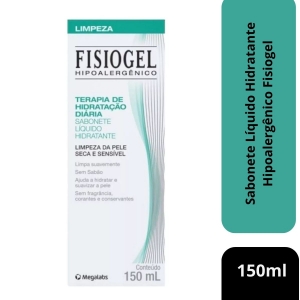 Sabonete Líquido Hidratante Hipoalergênico Fisiogel 150ml
