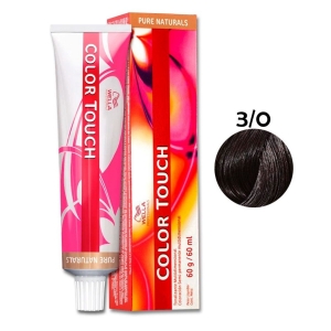 Color Touch Sem Amônia Pure Naturals 3/0 Castanho Escuro