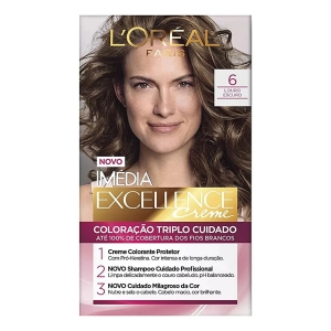 Tintura Imédia Excellence Creme 6 Louro Escuro L'Oréal Paris