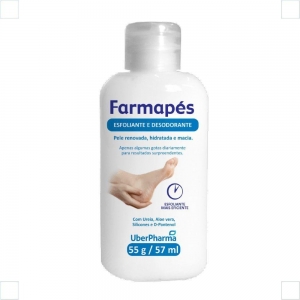 Farmapes Loção Esfoliante e Desodorante para Pés 57ml