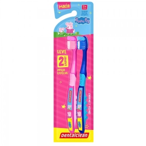 Escova Dental Peppa Pig Dentalclean Leve 2 Pague 1