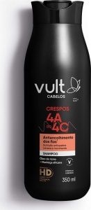 Shampoo Vult Cabelos Crespos 4A a 4C – 350ml | Hidratação e Definição