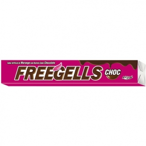 Freegells Drops Morango com Recheio de Chocolate