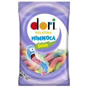 Explosão Azedinha – Dori Gelatina Minhoca Ácida 60g