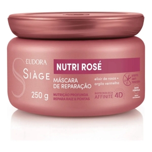 Máscara de Reparação Eudora Siàge Nutri Rosé Prepara Raiz