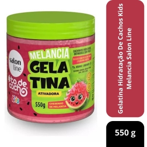 Gelatina Hidratação De Cachos Kids Melancia Salon Line 550g