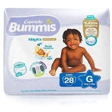 Fralda Capricho Bummis Jumbo G – Pacote com 28 Unidades