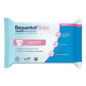Lenço Umedecido Hipoalergênico Pró-Vitamina B5 Bepantol Baby