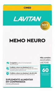 Lavitan Vitamina Memória 60 Comprimidos Cimed Sem Sabor