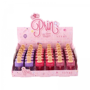 Lip Gloss Prin Mágico – Brilho Translúcido com Efeito Surpresa
