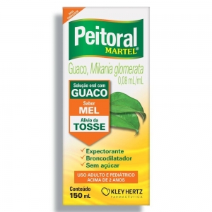 Peitoral Martel 150ml – Alívio da Tosse e Irritação da Garganta