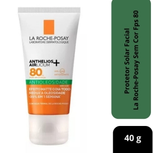 Protetor Solar Facial La Roche-Posay Sem Cor Fps 80 40g