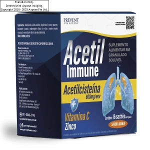 Acetilcisteína Prevent 600mg Laranja 16 Sachês