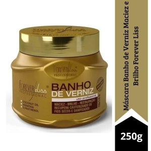 Máscara Banho de Verniz Maciez e Brilho Forever Liss 250g