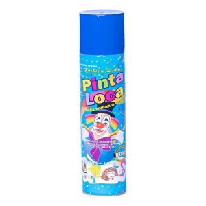 Pinta Loca Tinta Spray de Cor Azul Fashion Colors 150ml