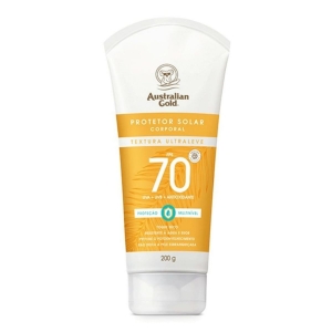 Protetor Solar Corporal Gel Creme Australian Gold Fps70 200g